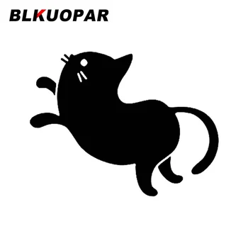 BLKUOPAR Kass Mängib Silhouette Auto Kleebised Mood Kleebised Rula Kohver Veekindlast Campervan Päikesekaitsetoodete Vinüül Auto Wrap
