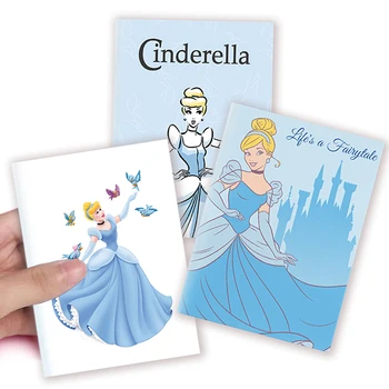 A6 Sülearvuti Märkus Raamatu Kirjutamise Pad Memo Disney Princess - Alice Lumi Valge Belle Tuhkatriinu - Kleit COSPLAY Fännid Kingitus Tüdrukud