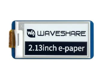 Waveshare 2.13 Tolline E-Papier E-Ink Ekraan Moodul Voor Vaarika Pi Pico, 250*122, zwart/Wit, Spi