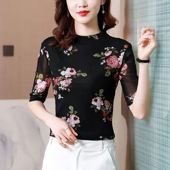 2023 hiina vintage etnilise särk hanfu naiste elegantne lill printida silmadega särgid oriental tang sobiks feminino retro baasi särk