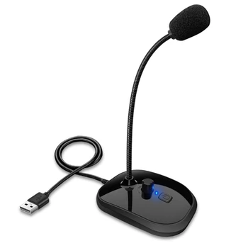 Mini Gooseneck USB Mikrofon Desktop Mikrofon Arvuti Sülearvuti