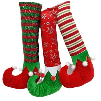 Xixihaha Armas Jõulud Elf Kloun Jalg Ripatsid Xmas Tree Rippuvad Kaunistused Noel Elf Rekvisiidid Häid Jõule Decor Head Uut Aastat