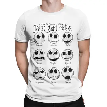 Disney Emotsioone Jack Skellington Meeste T-Särk Naljakas Tees Lühikesed Varrukad O Kaelus T-Särgid, Puuvill Kingitus Idee Riided