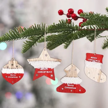 Lowing.ee Uus Puidust Jõulud Ripats Koht Paigutus Christmas Tree Teenetemärgi Ripats Rippuvad Kaunistused