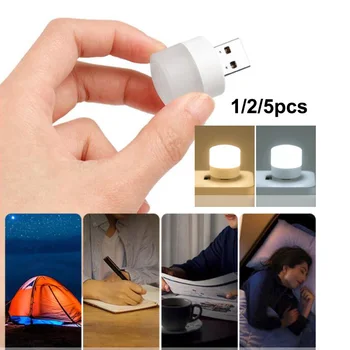 Väike-Raamatu Lugemine Lambid LED USB 5v Pistik Mini Öö Valguses Arvuti Power bank Aku Silmade Kaitse Laua Valgustus K5