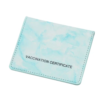 B36C PU Nahk Vaktsineerimise Kaardi Omanik Kaitsja 2 Taskut, Veekindel